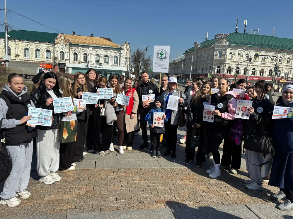 🌿 Пензенский областной медицинский колледж принял участие в акции «Осторожно! Клещи!»🕷