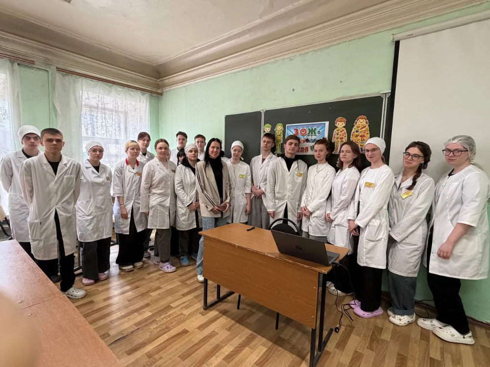 🍏 Встреча студентов с нутрициологом в Пензенском областном медицинском колледже