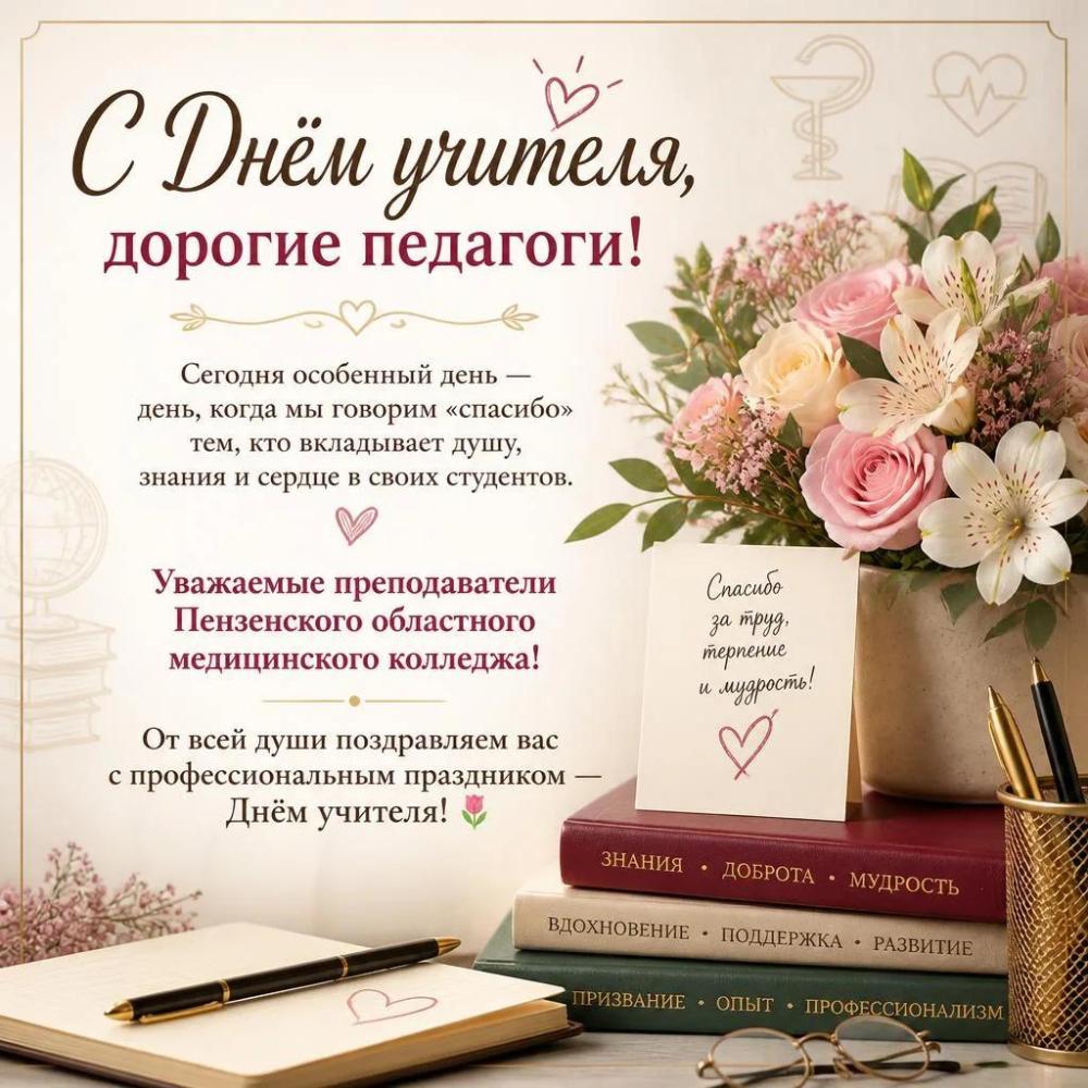 🎓 С Днём учителя, дорогие педагоги!